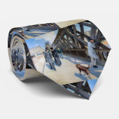 Gustave Caillebotte - Le Pont de l'Europe Krawatte (Gerollt)