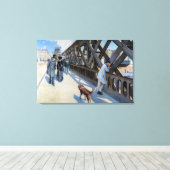 Gustave Caillebotte - Le Pont de l'Europe Leinwanddruck (Insitu (Holzboden))