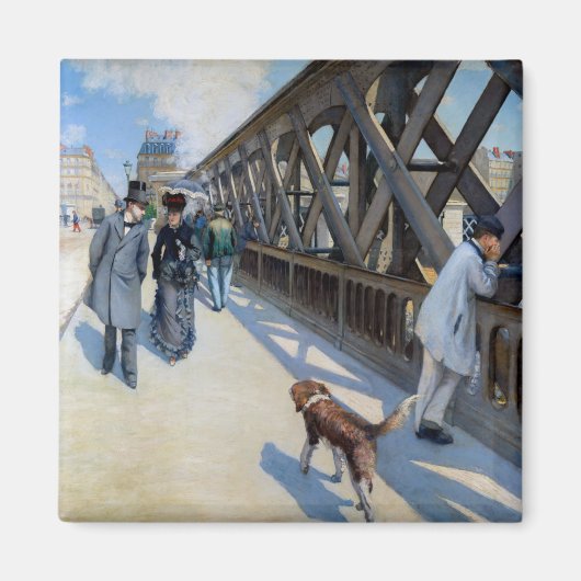 Gustave Caillebotte - Le Pont de l'Europe Magnet (Vorne)