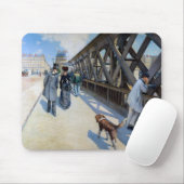 Gustave Caillebotte - Le Pont de l'Europe Mousepad (Mit Mouse)