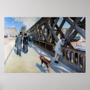 Gustave Caillebotte - Le Pont de l'Europe Poster