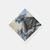 Gustave Caillebotte - Le Pont de l'Europe Serviette (Ecke)