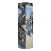 Gustave Caillebotte - Le Pont de l'Europe Thermosbecher (Rückseite)