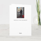 Gustave Caillebotte - Mann am Fenster Karte (Rückseite)