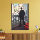 Gustave Caillebotte - Mann am Fenster Leinwanddruck (Insitu (Wohnzimmer))