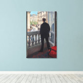 Gustave Caillebotte - Mann am Fenster Leinwanddruck (Insitu (Holzboden))