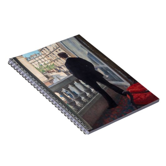 Gustave Caillebotte - Mann am Fenster Notizblock (Rechte Seite)