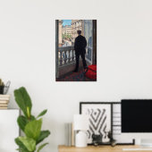 Gustave Caillebotte - Mann am Fenster Poster (Heimbüro)