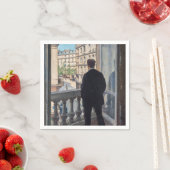 Gustave Caillebotte - Mann am Fenster Serviette (Beispiel)