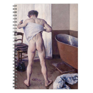 Gustave Caillebotte - Mann beim Baden Notizblock
