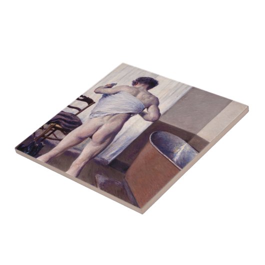 Gustave Caillebotte - Mann in seinem Bad Fliese (Seite)