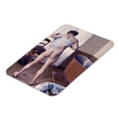 Gustave Caillebotte - Mann in seinem Bad Magnet (Linke Seite)