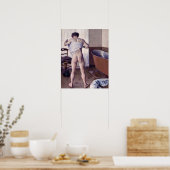 Gustave Caillebotte - Mann in seinem Bad Poster (Küche)