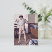 Gustave Caillebotte - Mann in seinem Bad Postkarte (Stehend Vorderseite)