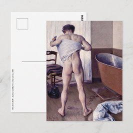 Gustave Caillebotte - Mann in seinem Bad Postkarte