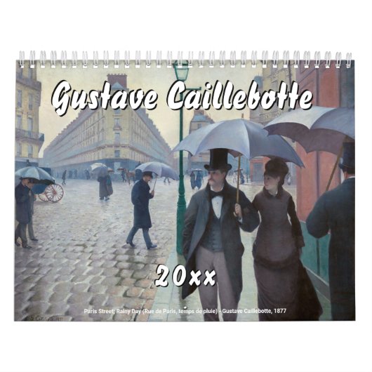 Gustave Caillebotte Masterpiece Selection Kalender (Titelbild)