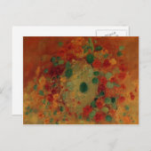 Gustave Caillebotte - Nasturtien Postkarte (Vorne/Hinten)