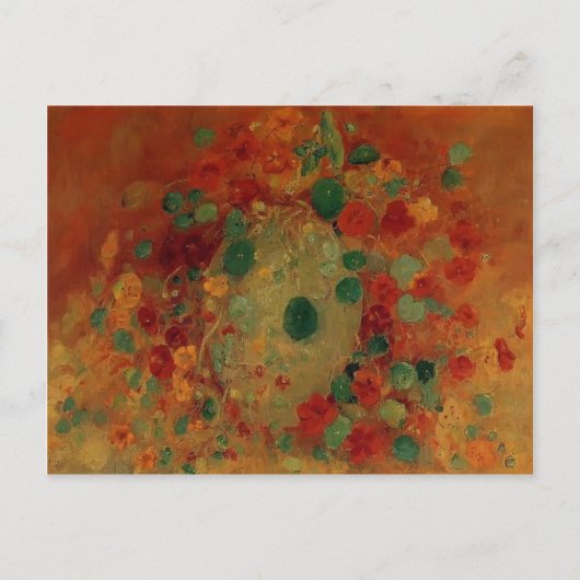 Gustave Caillebotte - Nasturtien Postkarte (Vorderseite)