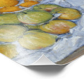 Gustave Caillebotte - Obst auf einem Stand dargest Fotodruck (Ecke)