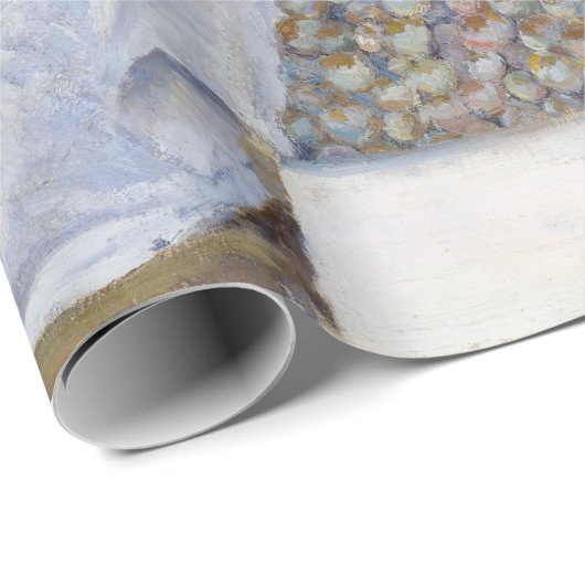 Gustave Caillebotte - Obst auf einem Stand dargest Geschenkpapier (Rolleneckpunkt)