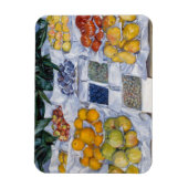 Gustave Caillebotte - Obst auf einem Stand dargest Magnet (Vertikal)
