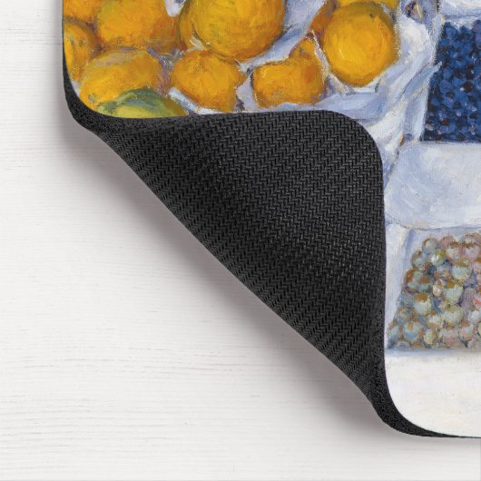 Gustave Caillebotte - Obst auf einem Stand dargest Mousepad (Ecke)