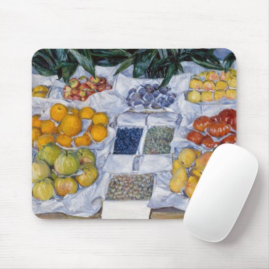 Gustave Caillebotte - Obst auf einem Stand dargest Mousepad (Mit Mouse)