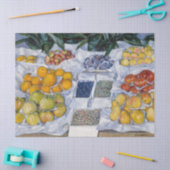 Gustave Caillebotte - Obst auf einem Stand dargest Seidenpapier (Basteln)