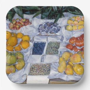 Gustave Caillebotte - Obst auf einem Stand Pappteller
