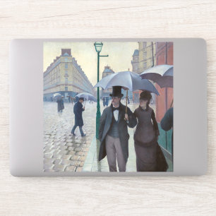 Gustave Caillebotte - Paris Street; Rainy Day Aufkleber