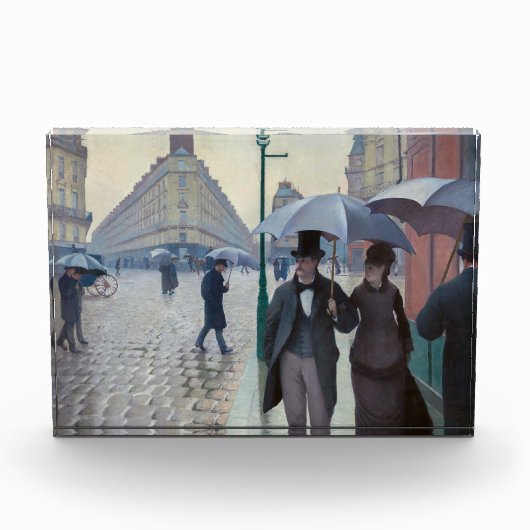 Gustave Caillebotte - Paris Street; Rainy Day Fotoblock (Vorderseite)