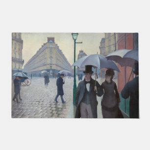 Gustave Caillebotte - Paris Street; Rainy Day Fußmatte