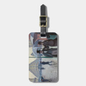 Gustave Caillebotte - Paris Street; Rainy Day Gepäckanhänger (Vorderseite vertikal)