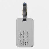 Gustave Caillebotte - Paris Street; Rainy Day Gepäckanhänger (Rückseite vertikal)