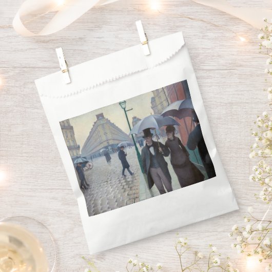 Gustave Caillebotte - Paris Street; Rainy Day Geschenktütchen (Ausgeschnitten)