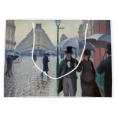 Gustave Caillebotte - Paris Street; Rainy Day Große Geschenktüte (Vorderseite)