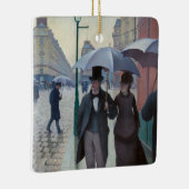 Gustave Caillebotte - Paris Street; Rainy Day Keramikornament (Rechts)