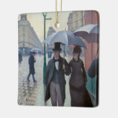 Gustave Caillebotte - Paris Street; Rainy Day Keramikornament (Links)