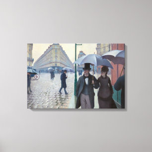 Gustave Caillebotte - Paris Street; Rainy Day Leinwanddruck
