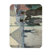 Gustave Caillebotte - Paris Street; Rainy Day Magnet (Vertikal)