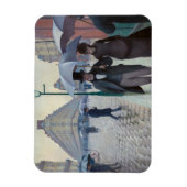 Gustave Caillebotte - Paris Street; Rainy Day Magnet (Vertikal)