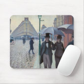 Gustave Caillebotte - Paris Street; Rainy Day Mousepad (Mit Mouse)