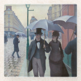 Gustave Caillebotte - Paris Street; Rainy Day Ston Glasuntersetzer