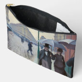 Gustave Caillebotte - Paris Street; Rainy Day Zubehörtasche (Offen)