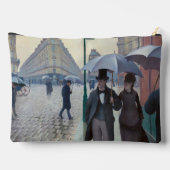 Gustave Caillebotte - Paris Street; Rainy Day Zubehörtasche (Rückseite)
