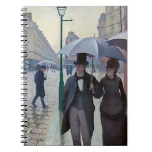 Gustave Caillebotte - Pariser Straße; Regentag Notizblock
