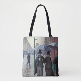 Gustave Caillebotte - Pariser Straße; Regentag Tasche