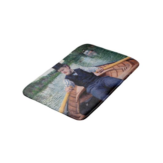 Gustave Caillebotte - Party für Boote Badematte (Schrägansicht)