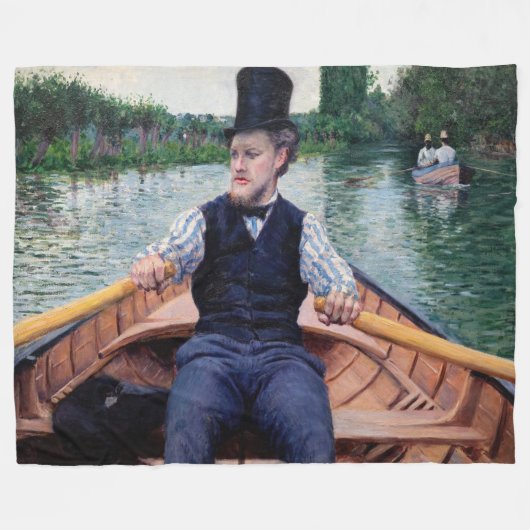 Gustave Caillebotte - Party für Boote Fleecedecke (Vorderseite (Horizontal))