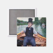 Gustave Caillebotte - Party für Boote Magnet (Vorderseite/Rückseite)